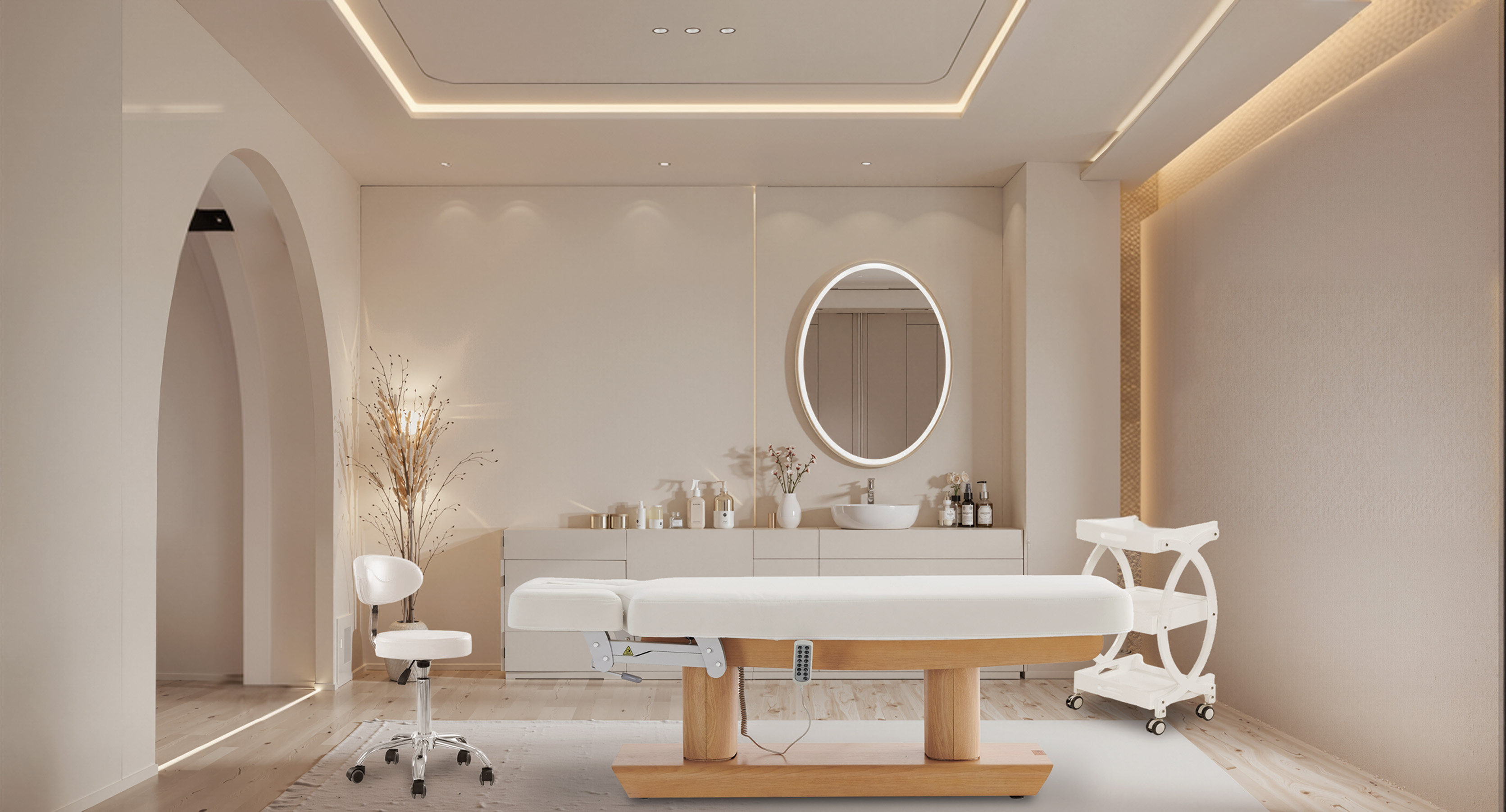 美容院诧寂风装修效果图