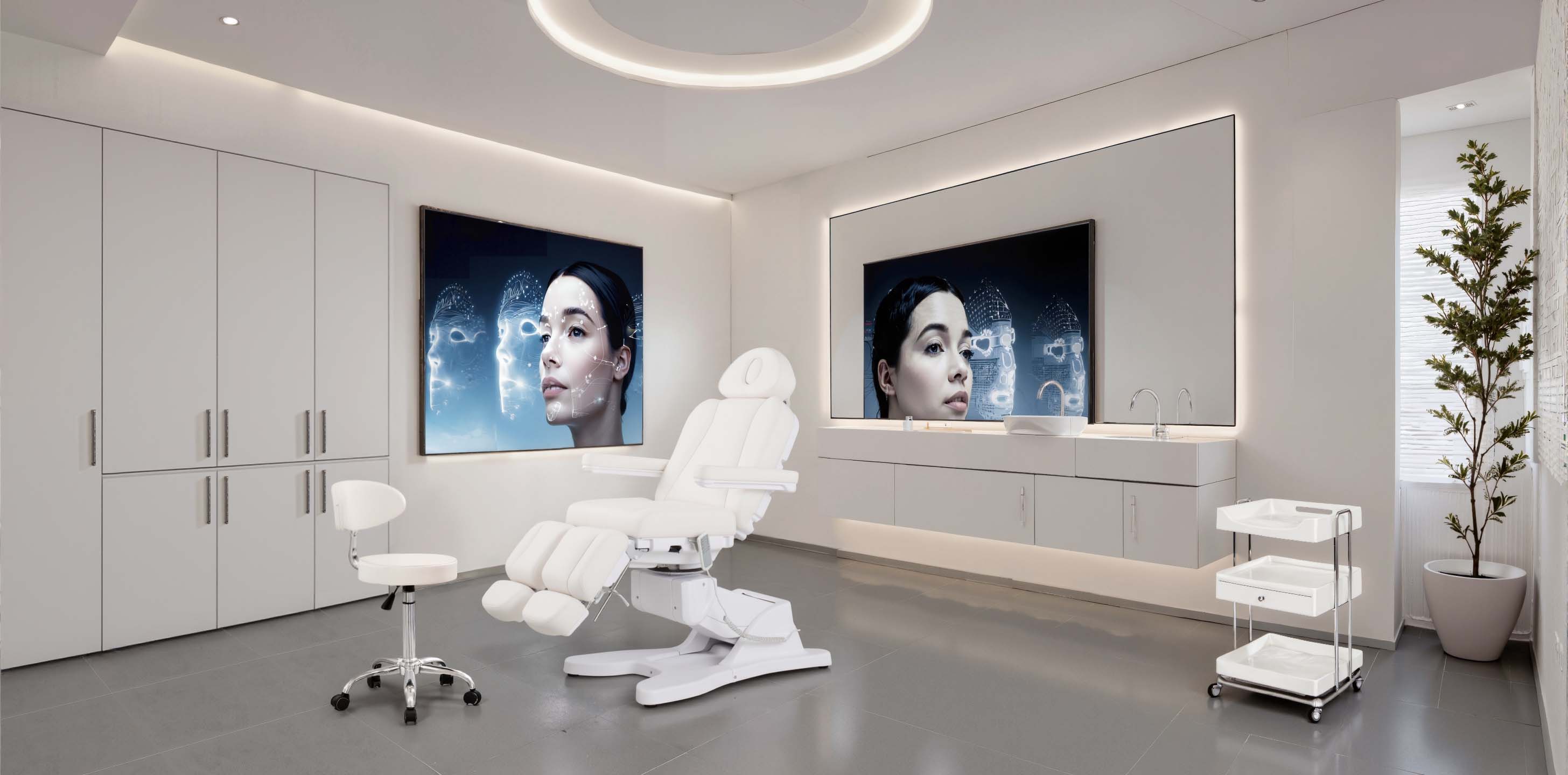 科技美容院装修风格