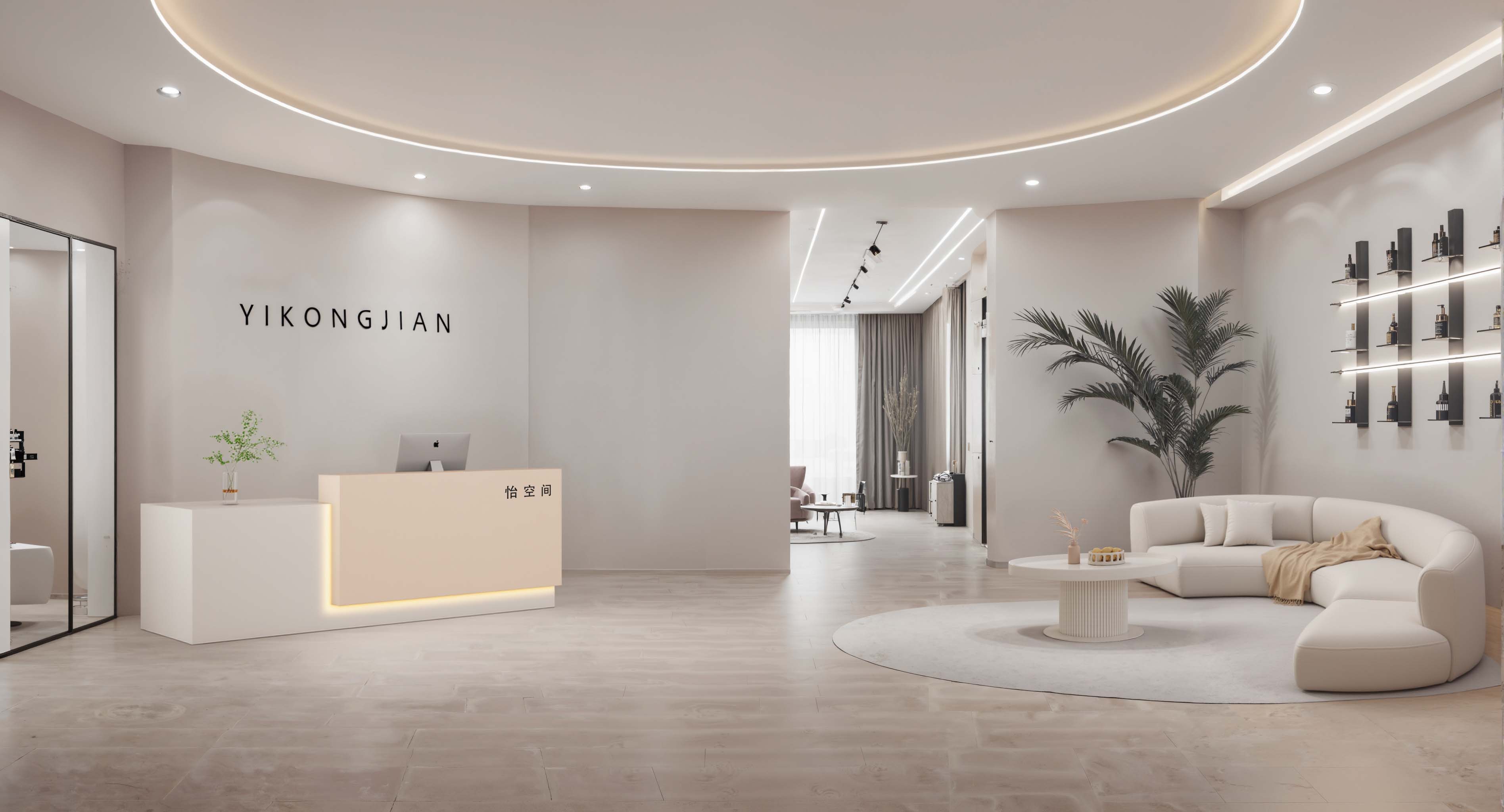 美容院装修设计极简风格